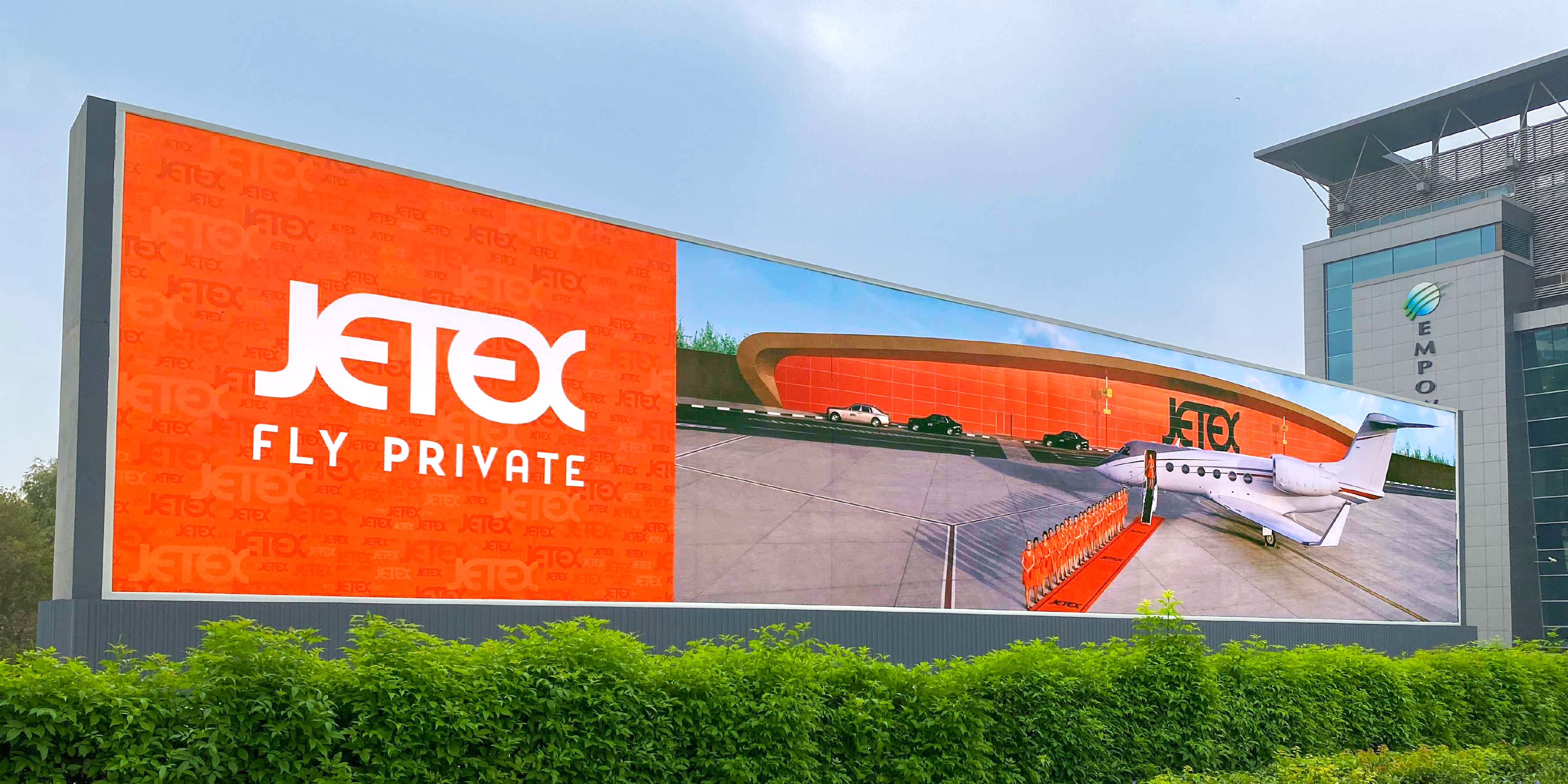 Jetex - DIFC Hoarding
